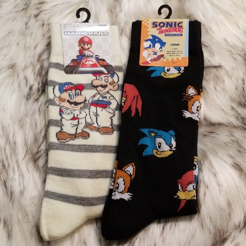 NWT Collector's Edition Gamer's Sock 2pc Bundle